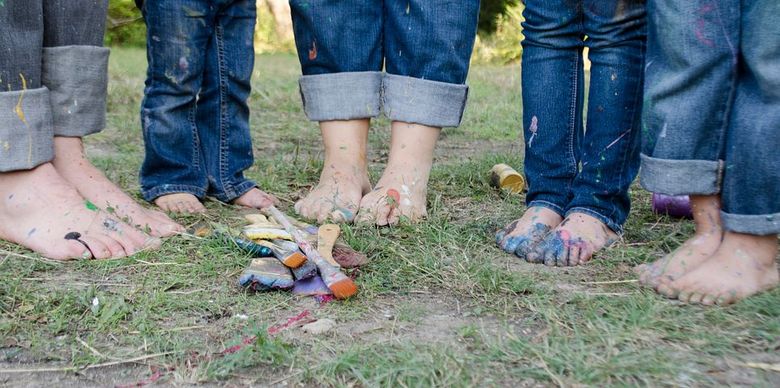 Vereinsvorstand 2019 Bunte Füsse, Pinsel