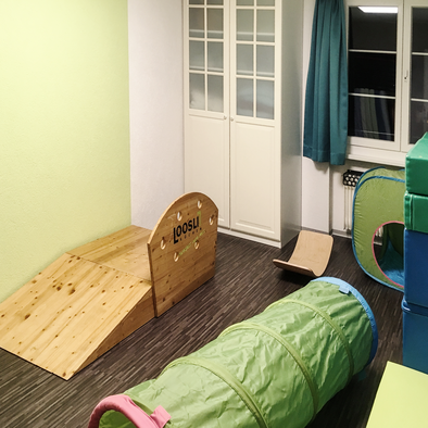 Gumpi Lerchenäscht Spielzimmer der Kita-Gruppe Lerchenäscht