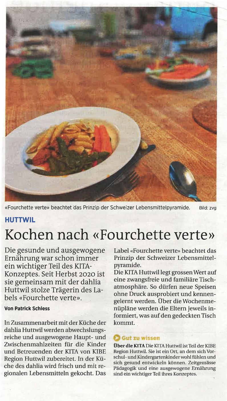 PR-Bericht Fourchette verte