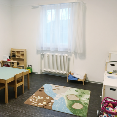 Spielzimmer im Eulennäscht Spielzimmer der Kita-Gruppe Eulennäscht